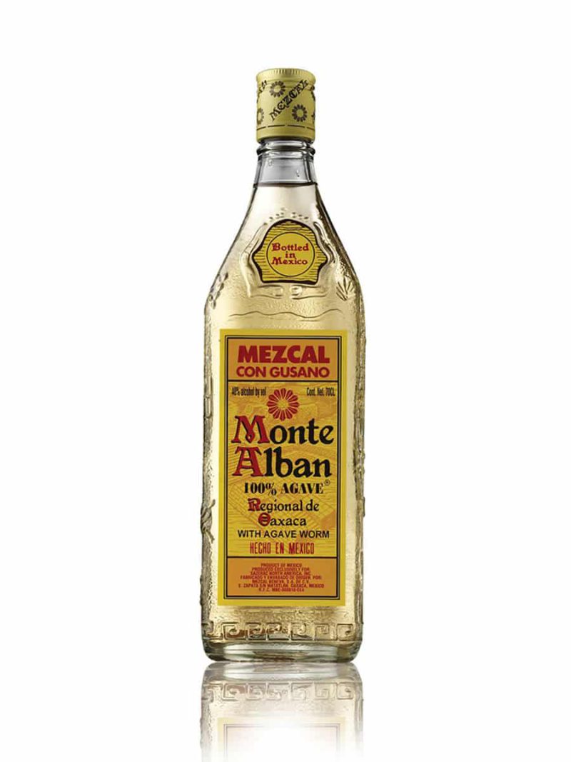 Monte Alban Mezcal Con Gusano