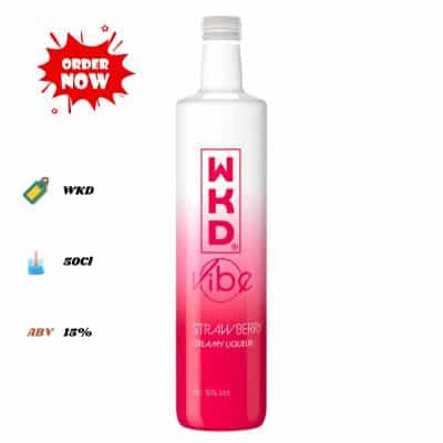 50cl Bottle of WKD Vibe Strawberry Cream Liqueur