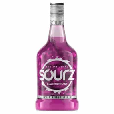 BOTTLE OF A premium blackcurrant liqueur with a vibrant, fruity flavor.