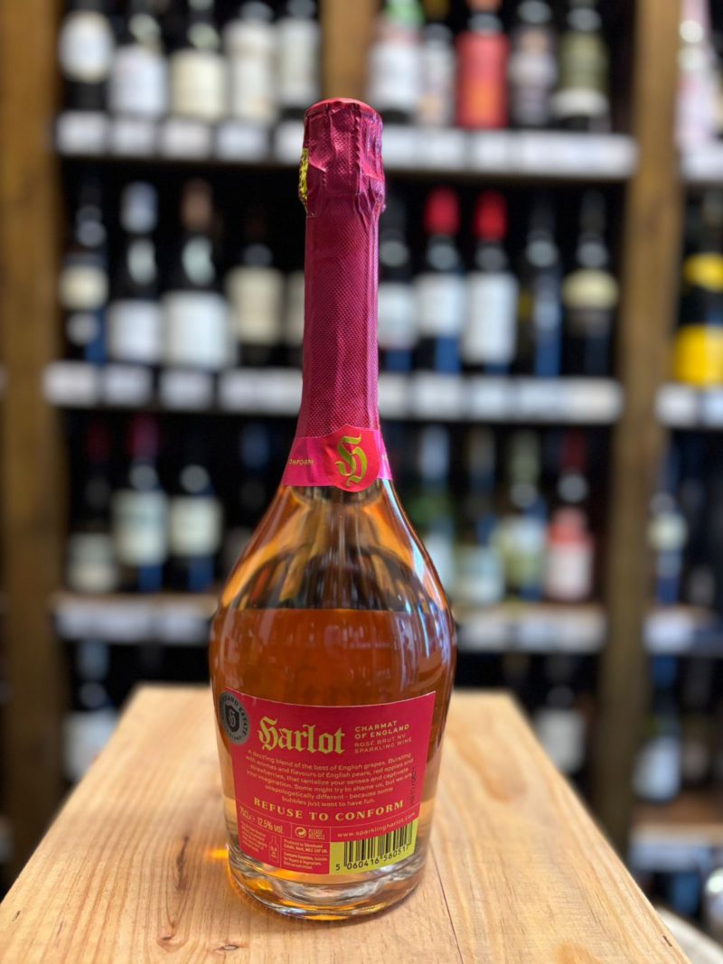 Harlot Brut Rose Sparkling Wine 75cl - Image 3