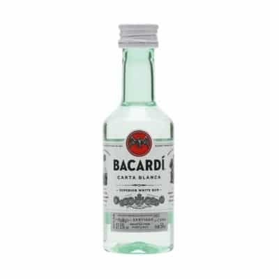 Bacardi Carta Blanca Superior White Rum Miniature Bottle