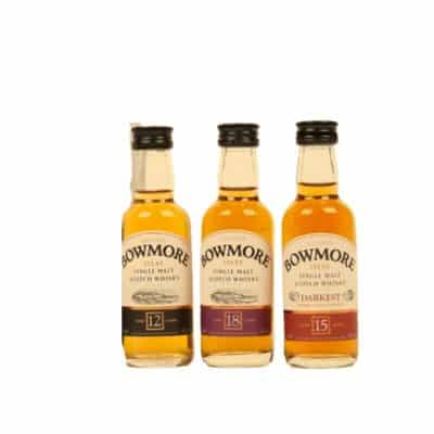 Bowmore Single Malt Scotch Whisky Miniature Trio