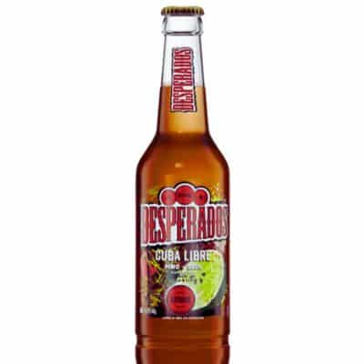 Desperados Cuba Libre Lager - a lager with the zesty taste of a classic Cuba Libre cocktail. Available for UK-wide delivery from Golden Acre Wines.