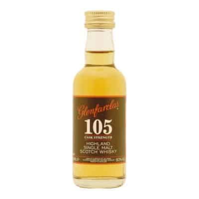 5cl Miniature of Glenfarclas 105 Cask Strength Scotch Whisky