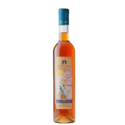 A bottle of Melirros Dessert Wine.