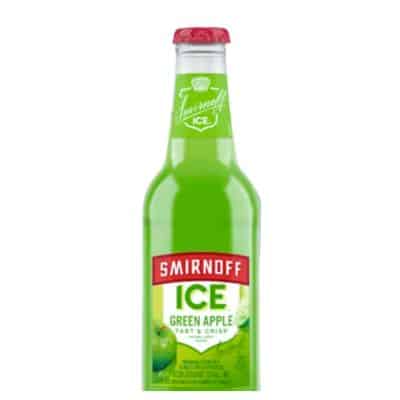 Smirnoff Ice Green Apple, a malt beverage with a crisp and tangy green apple flavor, now available in the UK.