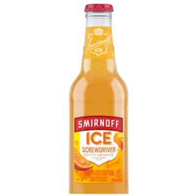 Smirnoff Ice Screwdriver, a malt beverage with a zesty orange flavor, now available in the UK.