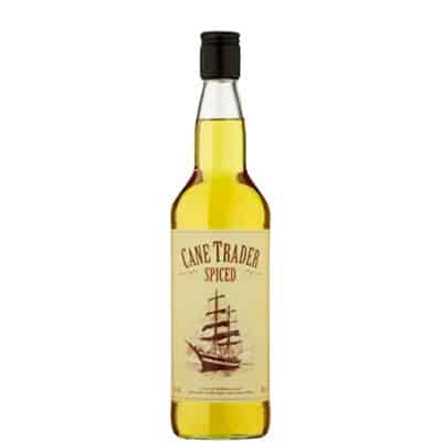 A bottle of Cane Trader Spiced Rum 70cl.