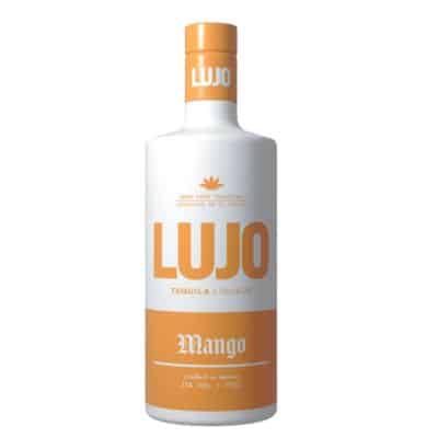 A bottle of LUJO Mango Tequila 70cl.