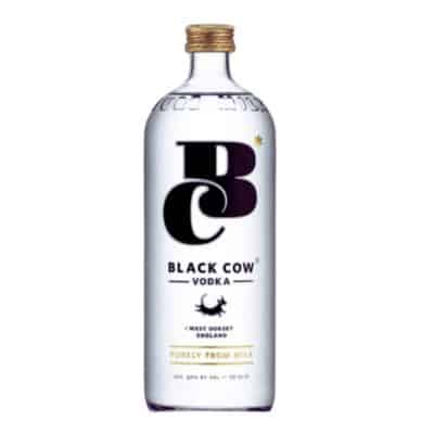 Black Cow Vodka 70cl bottle.