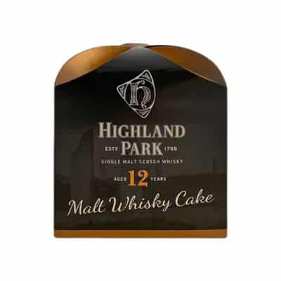 Highland Park 12 Year Old Malt Whisky Cake - A luxurious treat infused with single malt Scotch whisky.