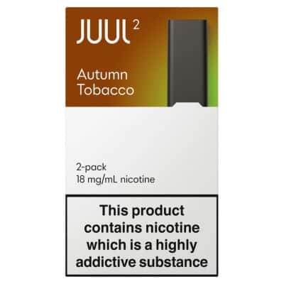 JUUL2 Pods Autumn Tobacco 18mg 2pk pack.