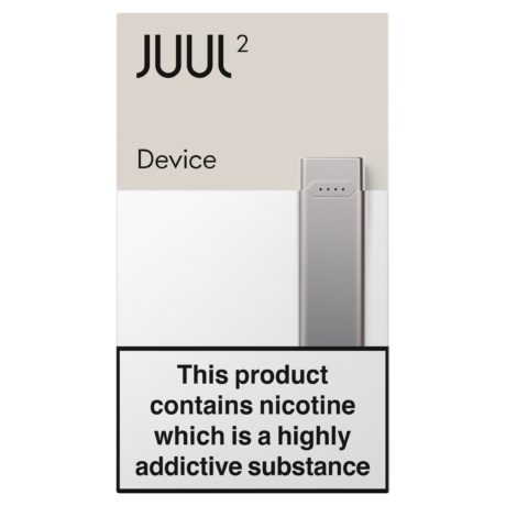 JUUL2 UK Slate Device Kit (No Pods) displayed on a light background.