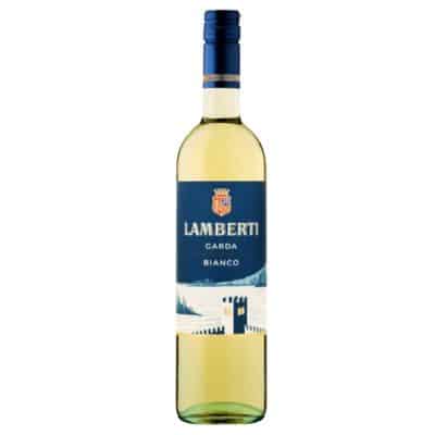 Lamberti Garda Bianco white wine bottle.