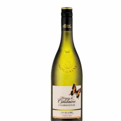 A bottle of Marquis de Goulaine Chardonnay from Goldenacre Wines.