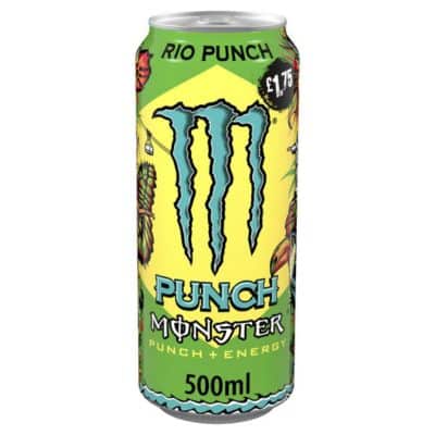 Monster Energy Rio Punch can.