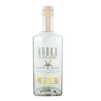 Alfred Button & Sons Vanilla Vodka 70cl bottle, smooth triple distilled flavoured vodka, vegan and vegetarian friendly, Goldenacre Wines UK.  