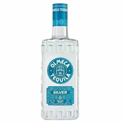 Olmeca Silver Tequila 70cl bottle, Blanco tequila, agave, herbal notes, Goldenacre Wines UK.