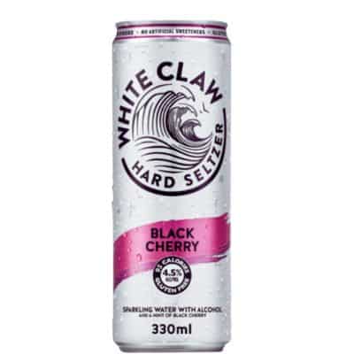 White Claw Hard Seltzer Black Cherry 330ml